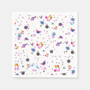 Guardanapo De Papel Música Dançando