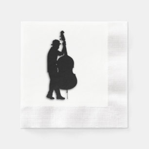 Guardanapo De Papel Musico do Jogador de Bass