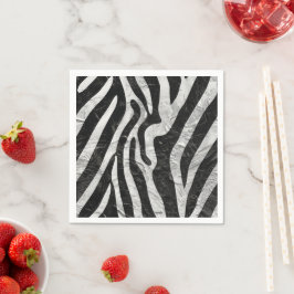 Guardanapo De Papel Na moda de Impressão Animal de Zebra Artística Str