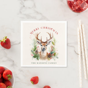Guardanapo De Papel Na moda e Elegante Vestido Natal Personalizado
