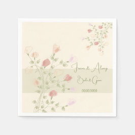 Guardanapo De Papel Na moda Floral Design