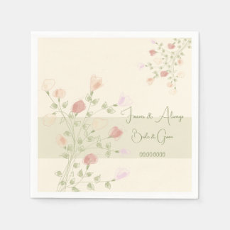 Guardanapo De Papel Na moda Floral Design