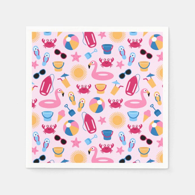 Guardanapo De Papel Na praia (Frente)