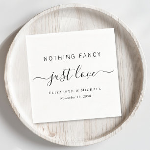 Guardanapo De Papel Nada De Rico Apenas Adorando Casamento