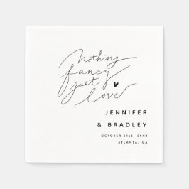 Guardanapo De Papel Nada de Rico apenas ama Janto branco