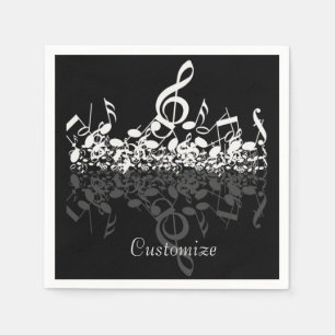 Guardanapo De Papel Nada, Mas Tremendas Notas Musicais