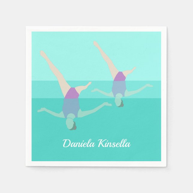 Guardanapo De Papel Nadação Artística (Frente)