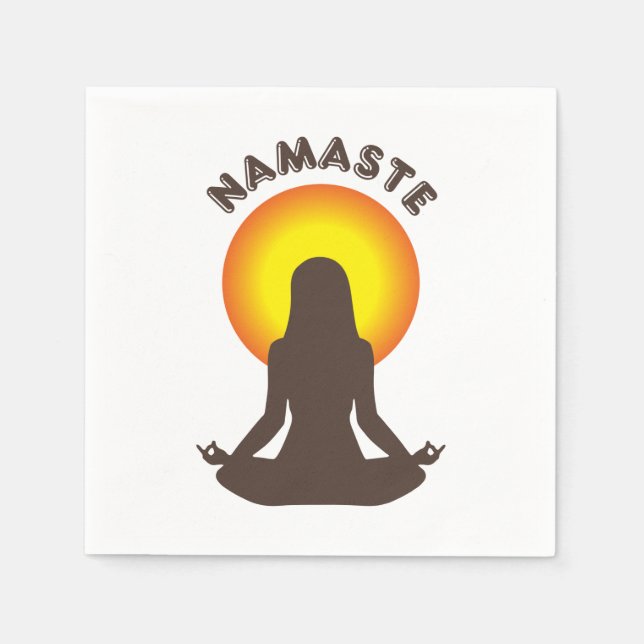 Guardanapo De Papel Namaste (Frente)