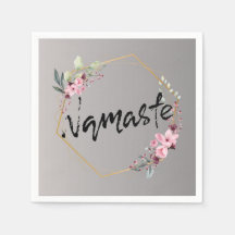 Namaste Cocktail Napkin