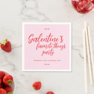 Guardanapo De Papel Namorados do Partido Coisas Favoritas de Chic Gale