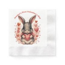 Namorados Personalizado De Bebê Branco Bunny