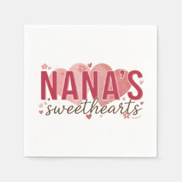 Guardanapo De Papel Nana's Sweethearts Birthday Napkins