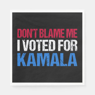 Guardanapo De Papel Não me culpes, votei em Kamala
