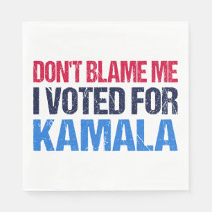 Guardanapo De Papel Não me culpes, votei em Kamala
