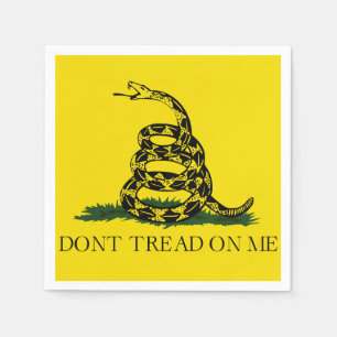 Guardanapo De Papel Não pise em mim a bandeira americana de Gadsden