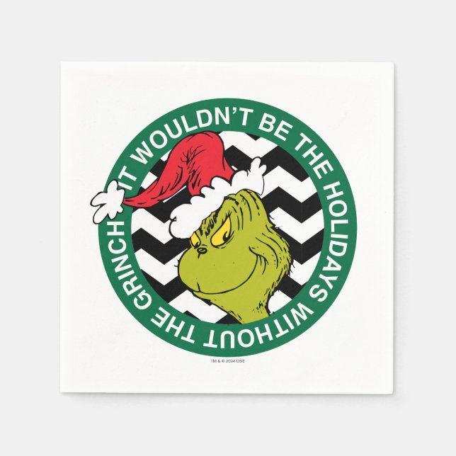 Guardanapo De Papel Não Seriam as Férias Sem o Grinch (Frente)