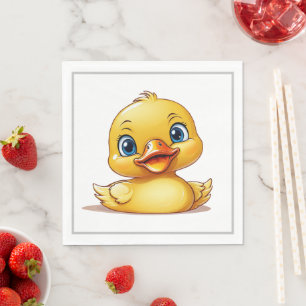 Guardanapo De Papel Napkin - Borracha Ducky
