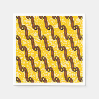 Guardanapo De Papel Napkin colorido com padrão de tecido africano