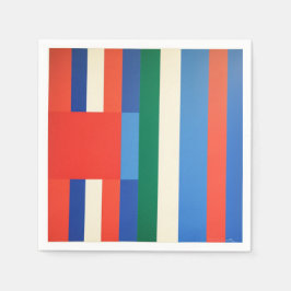 Guardanapo De Papel Napkin de Bandas GeoColor