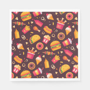 Guardanapo De Papel Napkin de Papel de Comida Rápido