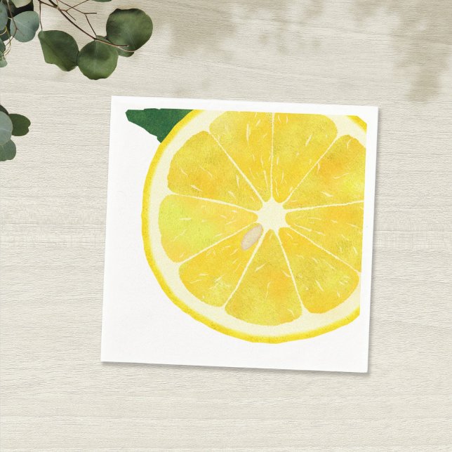 Guardanapo De Papel Napkin de Papel Limão Fresco (Criador carregado)