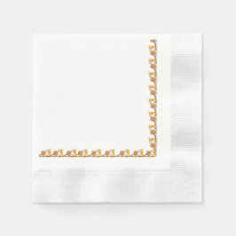 Guardanapo De Papel Napkin - Ouro Ângulo - Folhas de Ferro