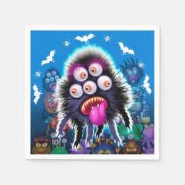 Guardanapo De Papel Napkin para Monstros do Festa de Halloween