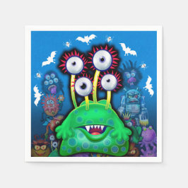 Guardanapo De Papel Napkin para Monstros do Festa de Halloween