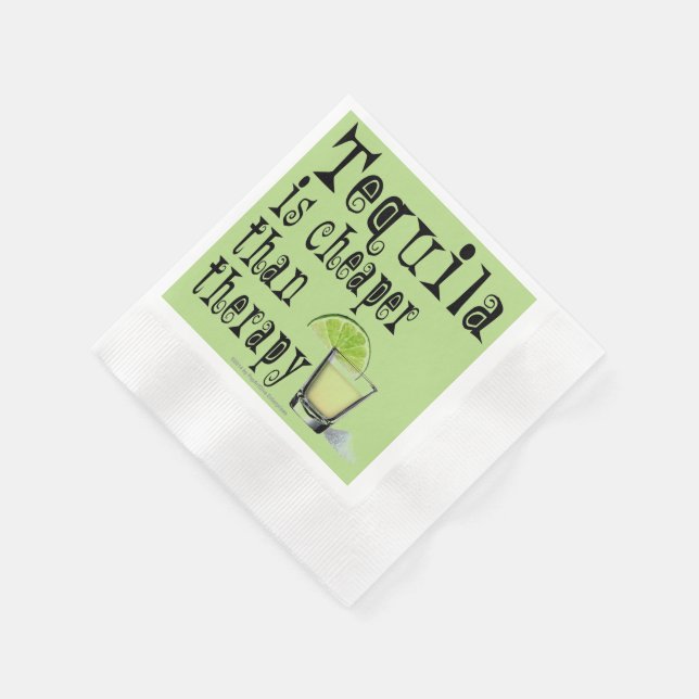 GUARDANAPO DE PAPEL NAPKINAS DE PAPEL - TEQUILA, MAIS BARATO QUE A TER (Canto)