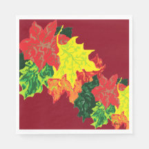Napkins Autumn Leaves