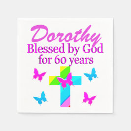 GUARDANAPO DE PAPEL NAPKINS DE ANIVERSÁRIO PERSONALIZADOS RELIGIOSOS