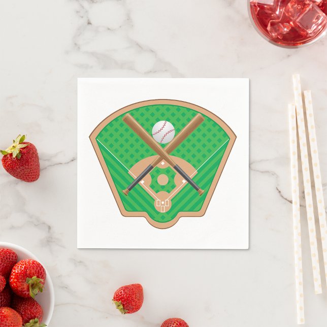 Guardanapo De Papel Napkins de Campo de Baseball (Criador carregado)