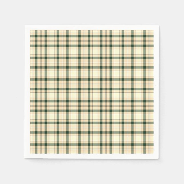 Guardanapo De Papel NAPKINS DE FESTA DE PAPEL DE Xadrez DE Natal 16 (Frente)