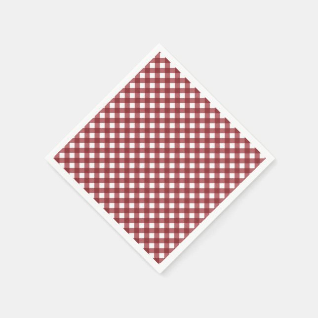 GUARDANAPO DE PAPEL NAPKINS DE PAPEL DE CHEX 10-VINHO (Canto)