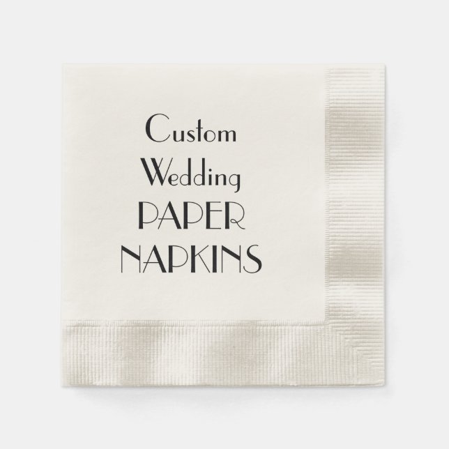 Guardanapo De Papel Napkins de Papel de Festa de casamento Personaliza (Frente)