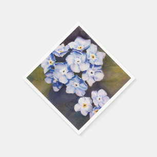 GUARDANAPO DE PAPEL NAPKINS DE PAPEL DE FLORES DE NOTAS DE ESQUECIMENT