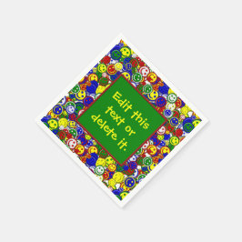 Guardanapo De Papel NAPKINS DE PAPEL VERDE PRIMEIRO PARA Miçangas de r