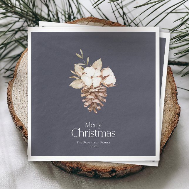 Guardanapo De Papel Napkins Decorativo Elegante De Inverno (Criador carregado)