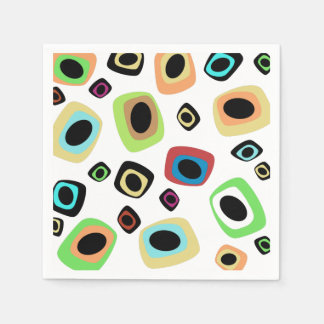 Guardanapo De Papel Napkins Geométrico do Século médio