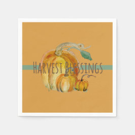 Guardanapo De Papel Napkins: Harvest Blessings