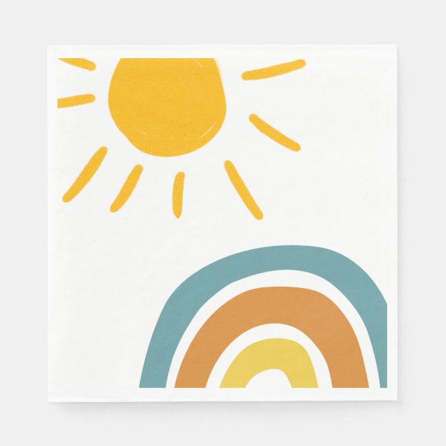 Guardanapo De Papel Napkins para Aqui Vem o Pacote Filho (Frente)