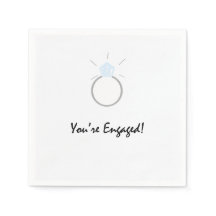 Napkins para festa de noivado