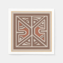 Guardanapo De Papel Napkins with art inspired by New Guinea