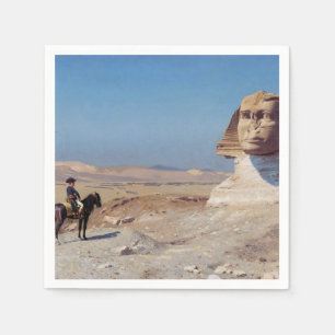 Guardanapo De Papel Napoleão Bonaparte Antes do Esfinge (por Gérôme)