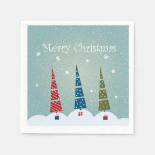 Guardanapo De Papel Nápoles de Natal - Árvores de Natal