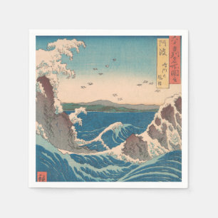 Guardanapo De Papel Naruto Whirlpool Japonês Hiroshige art