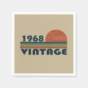 Guardanapo De Papel Nascer de aniversário de 1968