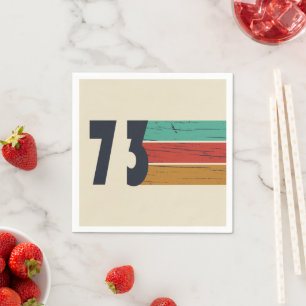 Guardanapo De Papel nascer de aniversário de 1973