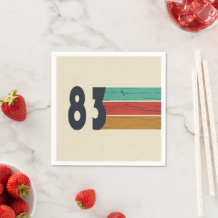 Guardanapo De Papel Nascer de aniversário de 1983