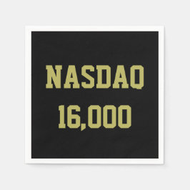 Guardanapo De Papel NASDAQ 16000 Celebração do mercado de ações